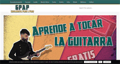 Desktop Screenshot of guitarristapasoapaso.com