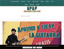 Tablet Screenshot of guitarristapasoapaso.com